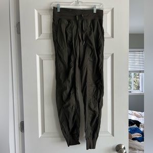 Lululemon dark green joggers